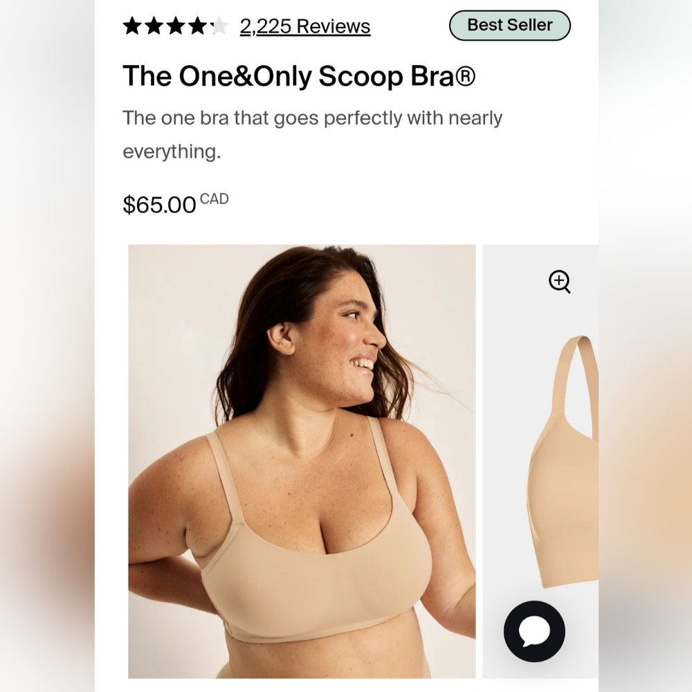 Knix One and only scoop bra